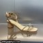 Dior Heel 3.5cm Sunset Heeled Sandals in Lambskin Beige and Silver-Tone Strass 2024