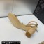 Dior Heel 3.5cm Sunset Heeled Sandals in Lambskin Beige and Silver-Tone Strass 2024