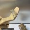 Dior Heel 8.5cm Sunset Heeled Sandals in Lambskin Beige and Silver-Tone Strass 2024