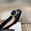 Dior Heel 3.5cm Rose Pumps in Black Patent Calfskin and White Resin Pearls 2024
