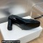 Dior Heel 8.5cm Rose Pumps in Black Patent Calfskin and White Resin Pearls 2024