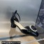 Dior Heel 3.5cm Rose Mary Jane Pumps in Black Patent Calfskin and White Resin Pearls 2024
