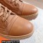 Hermes Fresh Water-repellent Women/Men ankle boots in quilted parachute fabric and calfskin Brown
