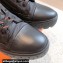 Hermes Fresh Water-repellent Women/Men ankle boots in quilted parachute fabric and calfskin Black