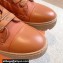 Hermes Fresh Women/Men ankle boots in water-repellent light parachute fabric and calfskin Khaki