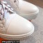 Hermes Fresh Women/Men ankle boots in water-repellent light parachute fabric and calfskin White