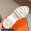 Hermes Fresh Women/Men ankle boots in water-repellent light parachute fabric and calfskin White