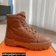 Hermes Fresh Women/Men ankle boots in water-repellent light parachute fabric and calfskin Brown