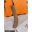 Hermes Heel 7.5cm Halo boots in stretch suede goatskin Brown