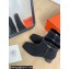 Hermes Hommage ankle boots in suede goatskin Black