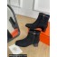 Hermes Hommage ankle boots in suede goatskin Black