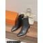 Hermes Vegas ankle boots in calfskin Black