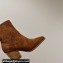 Hermes Vegas ankle boots in suede calfskin Brown