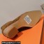 Hermes Vegas ankle boots in suede calfskin Brown