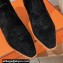 Hermes Vegas ankle boots in suede calfskin Black