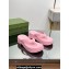 Gucci thong platform rubber sandals 746334 Pink 2024