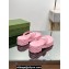 Gucci thong platform rubber sandals 746334 Pink 2024
