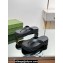 Gucci thong platform rubber sandals 746334 Black 2024