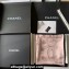 Chanel Silk Twill Square Scarf 90x90cm AA9567 Pink & Black 2024