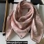 Chanel Silk Twill Square Scarf 90x90cm AA9567 Pink & Black 2024