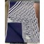 Dior Oblique Scarf in Blue Wool 33x200cm 2024
