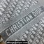 Dior Oblique Scarf in Gray Cashmere 35x200cm 2024