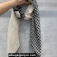 Dior Houndstooth Scarf in Cashmere and Silk 140x140cm 2024