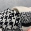 Dior Houndstooth Scarf in Cashmere and Silk 140x140cm 2024
