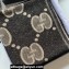 Gucci GG wool jacquard scarf 598993 45x195cm Black 2024