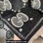 Gucci GG wool jacquard scarf 598993 45x195cm Black 2024