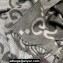 Gucci GG cashmere jacquard scarf 674275 45x200cm Black/Gray 2024