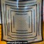 Gucci GG silk wool shawl with Web 756936 140x140cm Black 2024