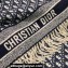 Dior Oblique Scarf in Navy Blue Cashmere and Wool 45x200cm 2024