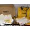 Fendi Beige wool and cashmere FF scarf 30x180cm 2024