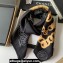 Chanel Silk Twill Square Scarf 90x90cm Black & Gold 2024