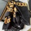 Chanel Silk Twill Square Scarf 90x90cm Black & Gold 2024