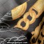 Chanel Silk Twill Square Scarf 90x90cm Black & Gold 2024