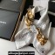 Chanel Silk Twill Square Scarf 90x90cm White & Gold 2024