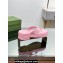 Gucci thong platform rubber sandals 746334 Pink 2024