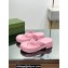 Gucci thong platform rubber sandals 746334 Pink 2024