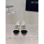 Chanel Gold CC Logo Tweed Espadrilles G29762 Gray 2024