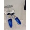 Chanel Gold CC Logo Tweed Espadrilles G29762 Blue 2024