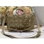 Dior Medium Lady D-Joy Bag in Apricot Cannage Lambskin with Gold-Finish Butterfly Studs 2024