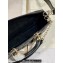 Dior Medium Lady D-Joy Bag in Black Cannage Lambskin with Gold-Finish Butterfly Studs 2024