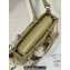 Dior Small Lady D-Joy Bag in Apricot Cannage Lambskin with Gold-Finish Butterfly Studs 2024