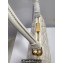 Dior Top Handle Bag in White Cannage Lambskin 2024