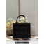 Dior Small Book Tote Bag in Black Cannage Lambskin 2024