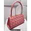 Dior Top Handle Bag in Pink Cannage Lambskin 2024