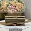 Miss Dior Mini Bag in Apricot Cannage Lambskin with Gold-Finish Butterfly Studs 2024