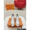 Louis Vuitton Stiletto Heel Pumps in Monogram Canvas White with Bow Knot